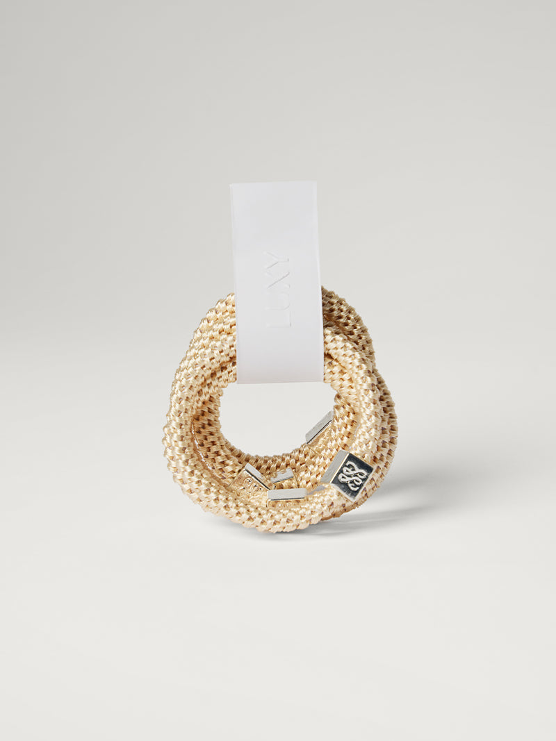 Luxy Silver Gravity Defying Hair Ties - Blonde (Set of 5)