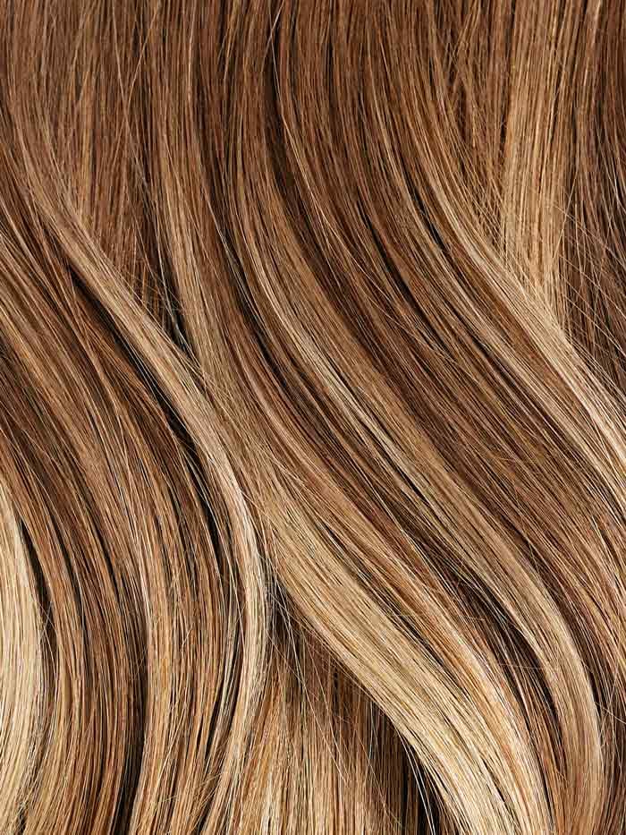 12” Chestnut Brown Balayage Scalp Hair Fill-Ins & Halo® Bundle (180g)