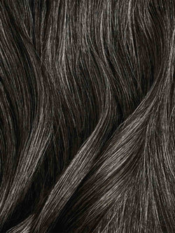 Dark Gray Clip-In Curtain Bangs