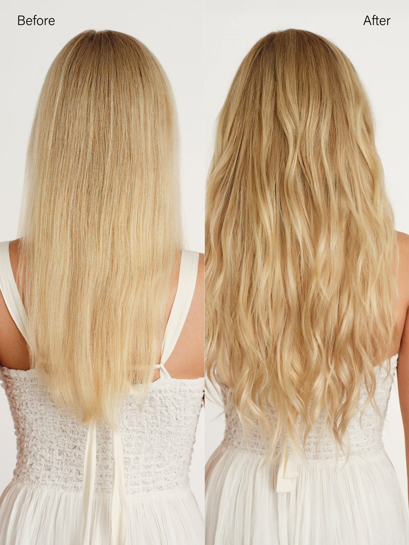 20" Dimensional Light Golden Blonde Root Melt Thinning Hair Fill-Ins (95g)