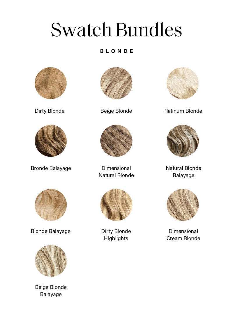 Blonde Sample Swatch Bundle