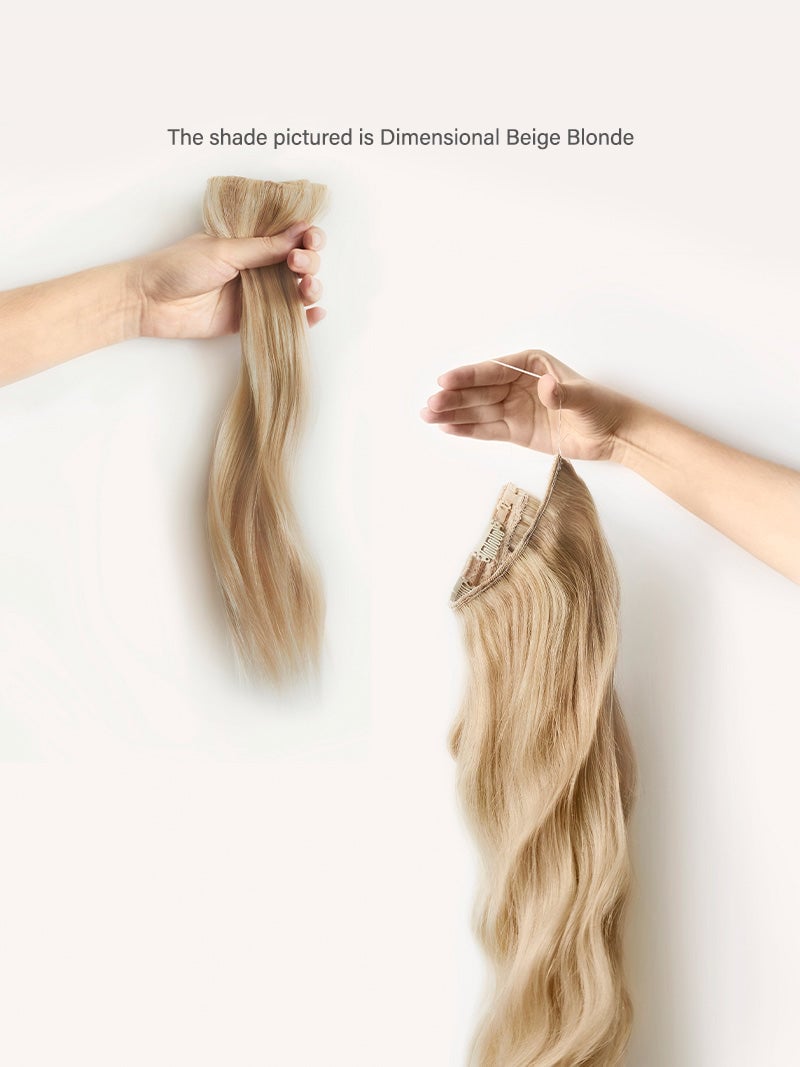 12” Mocha Brown Scalp Hair Fill-Ins & Halo® Bundle (180g)