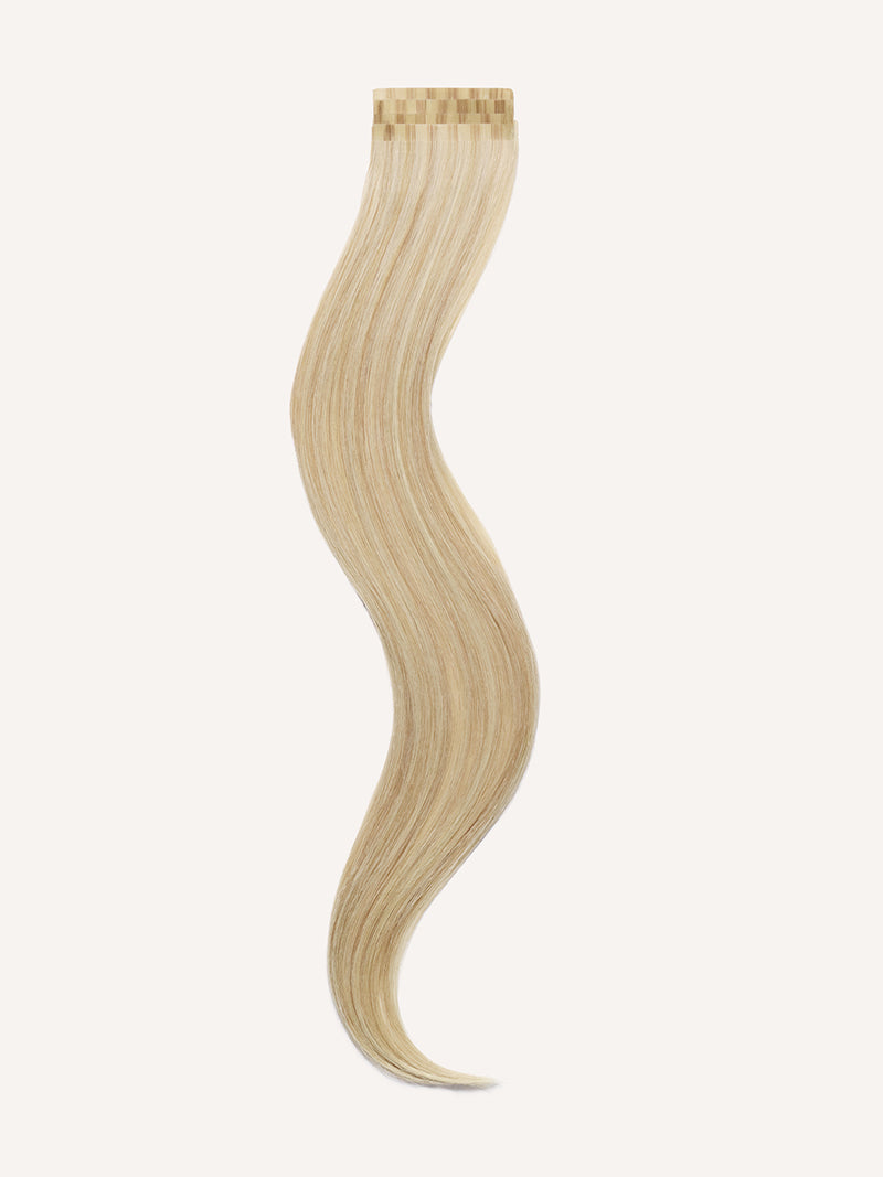 18" Dirty Blonde Highlights Effortless Tape-Ins The Complete Length & Volume Kit (90g) - Product Image