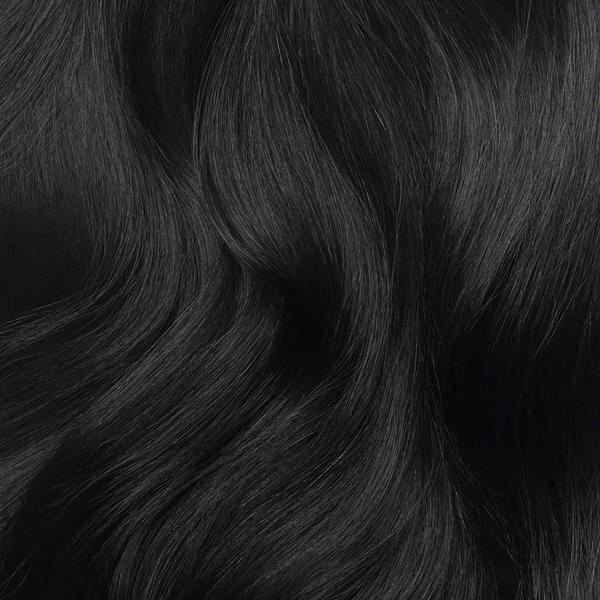 16” Jet Black Hair Fill-In & Halo® Set