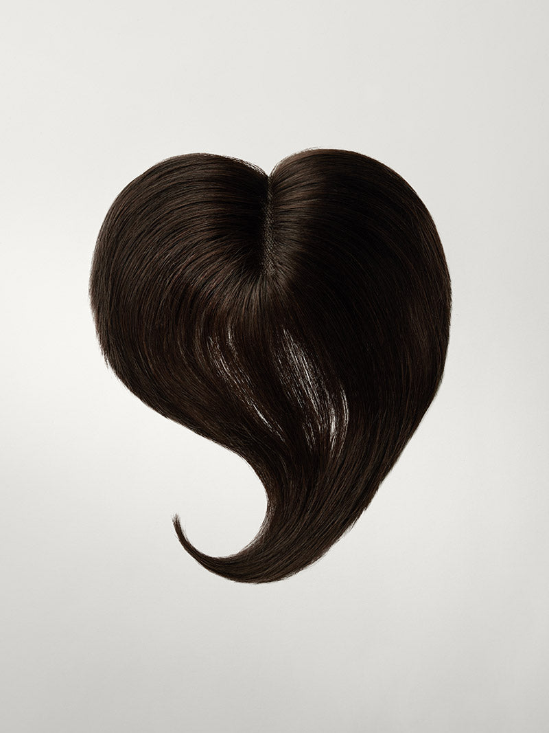 16” Mocha Brown Seamless & Clip-In Curtain Bangs Bundle (177g)