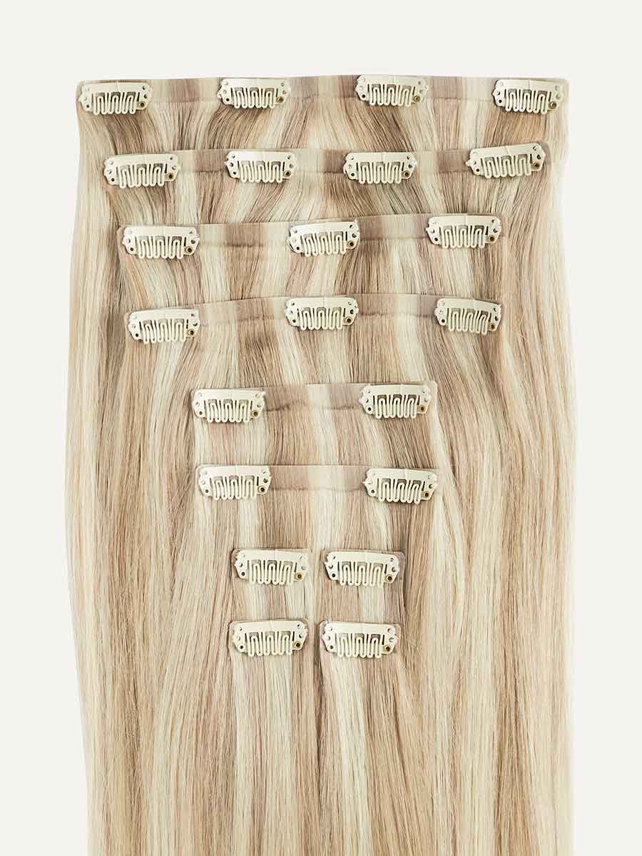 Mahogany - Deluxe 20 Silk Seamless Clip In Human Hair Extensions