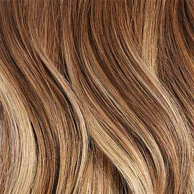 16” Chestnut Brown Balayage Scalp & Thinning Hair Fill-Ins Bundle