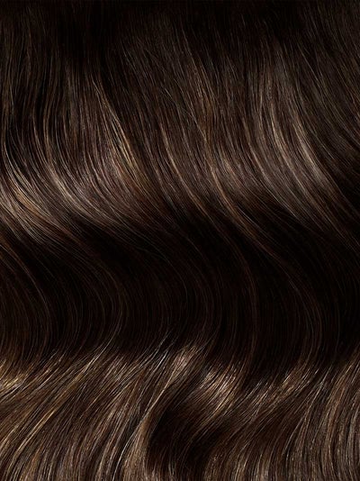 12" Seamless Dimensional Rooted Honey Espresso Clip-Ins (150g)