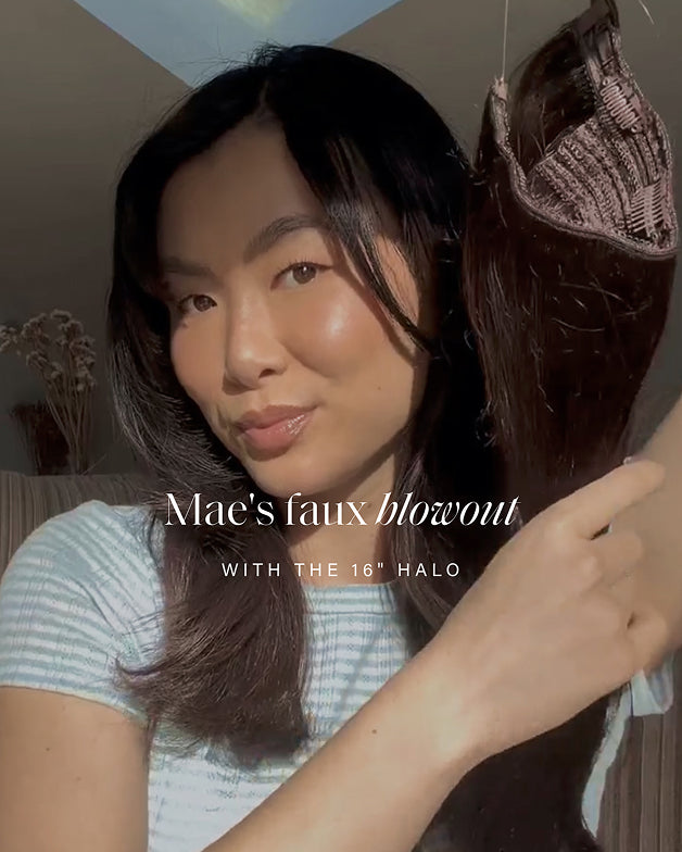 Mae's Faux Blowout with the  16" Halo