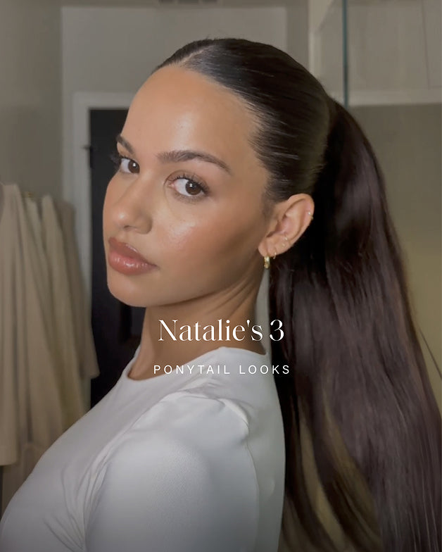 Natalie's 3 Ponytail Looks