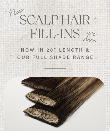 20" Dimensional Rooted Honey Espresso Scalp Hair Fill-Ins (50g)