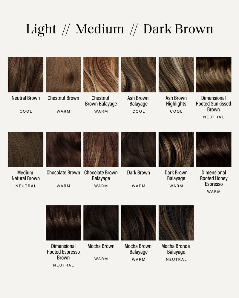 Brown shade family