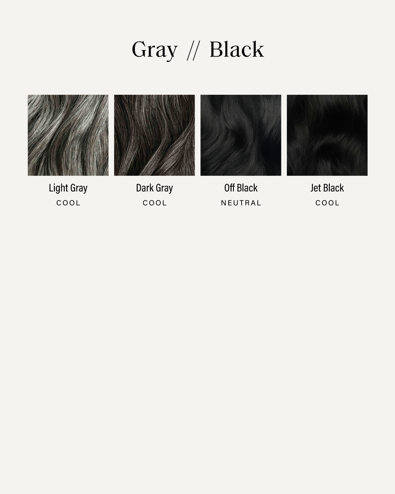 Gray and black shade family