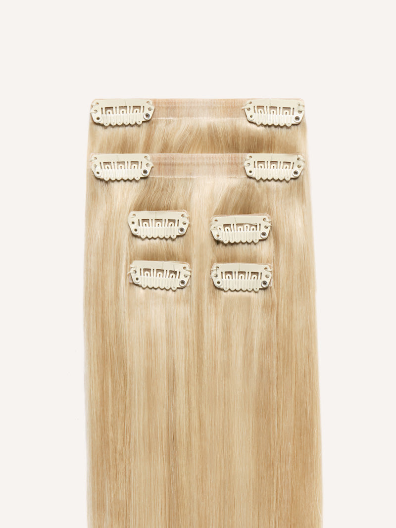 16" Dimensional Light Golden Blonde Root Melt Thinning Hair Fill-Ins (80g)