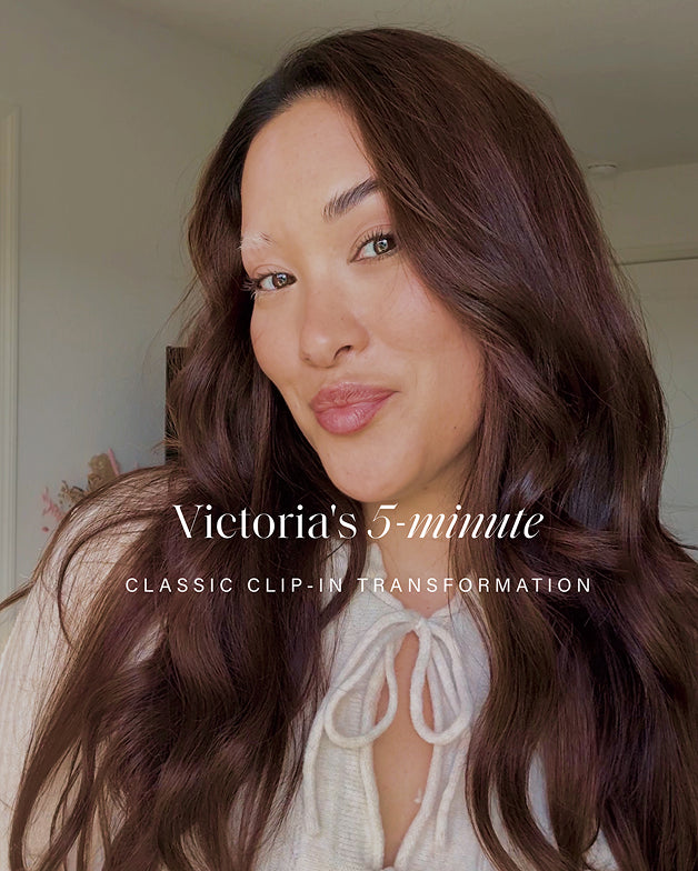 Victoria's 5-Minute Classic Clip-In Transformation