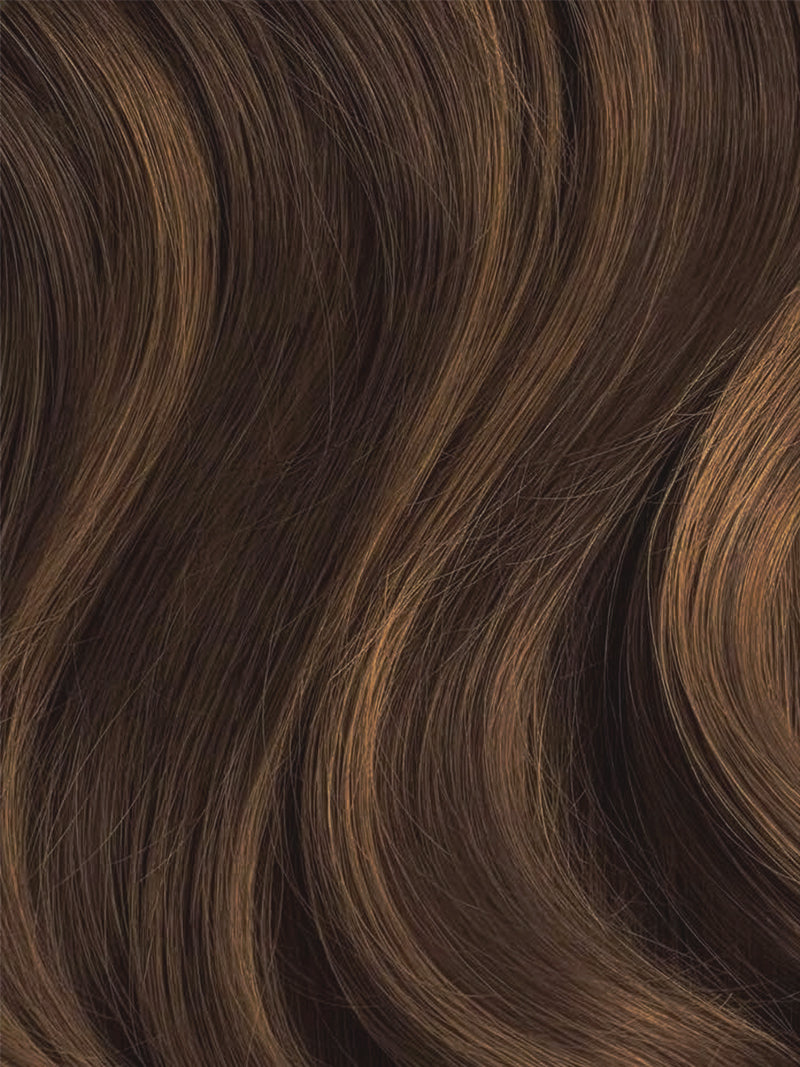 22" Light Brown Balayage Effortless Tape-Ins The Full Volume Kit (50g) - Swatch