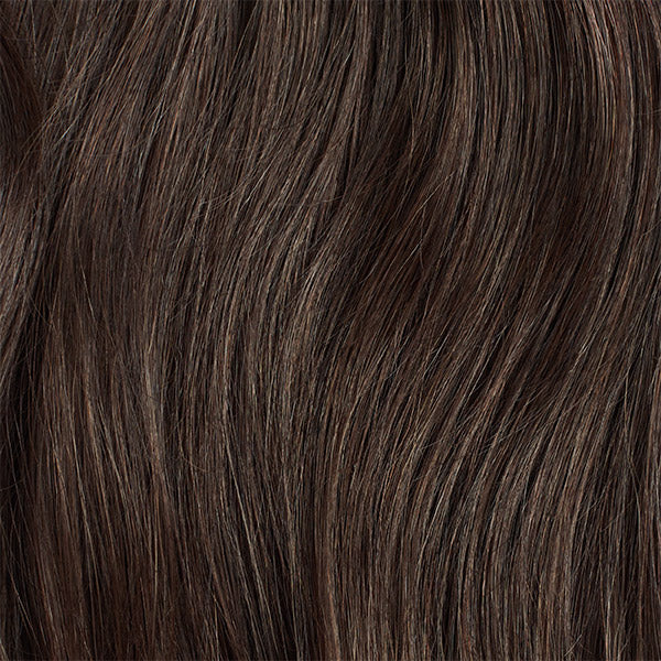 Cool Dark Brown Clip-In Bun
