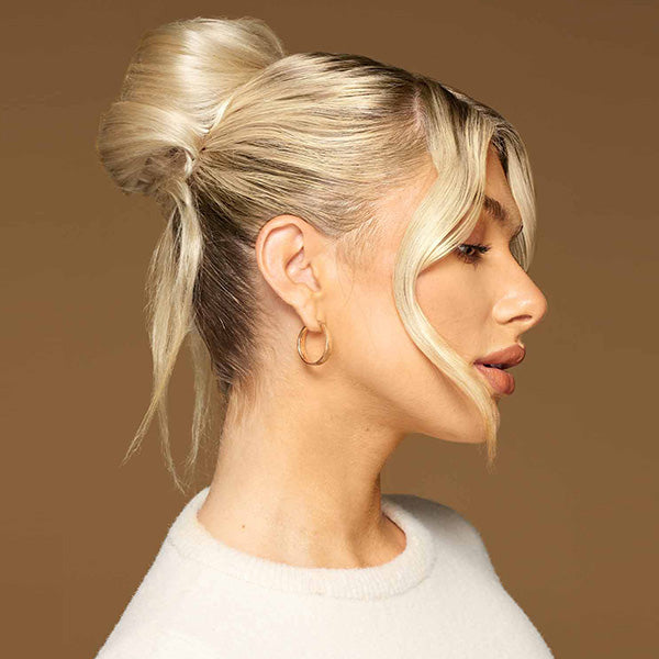 Platinum Blonde Clip-In Bun thumbnail