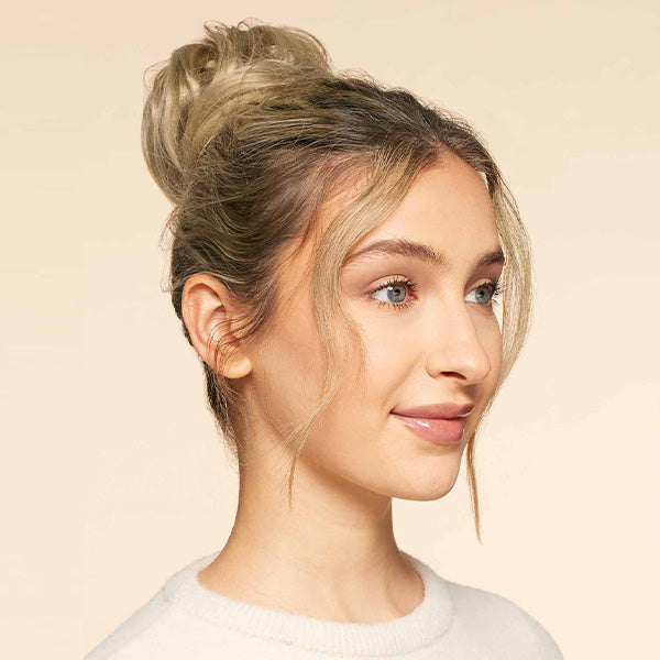 Sandy Blonde Clip-In Bun