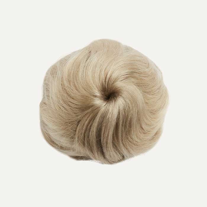 Beige Blonde Balayage Clip-In Bun