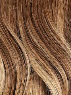 Chestnut Brown Balayage Clip-In Bun