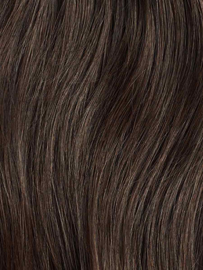 Cool Dark Brown Clip-In Bun
