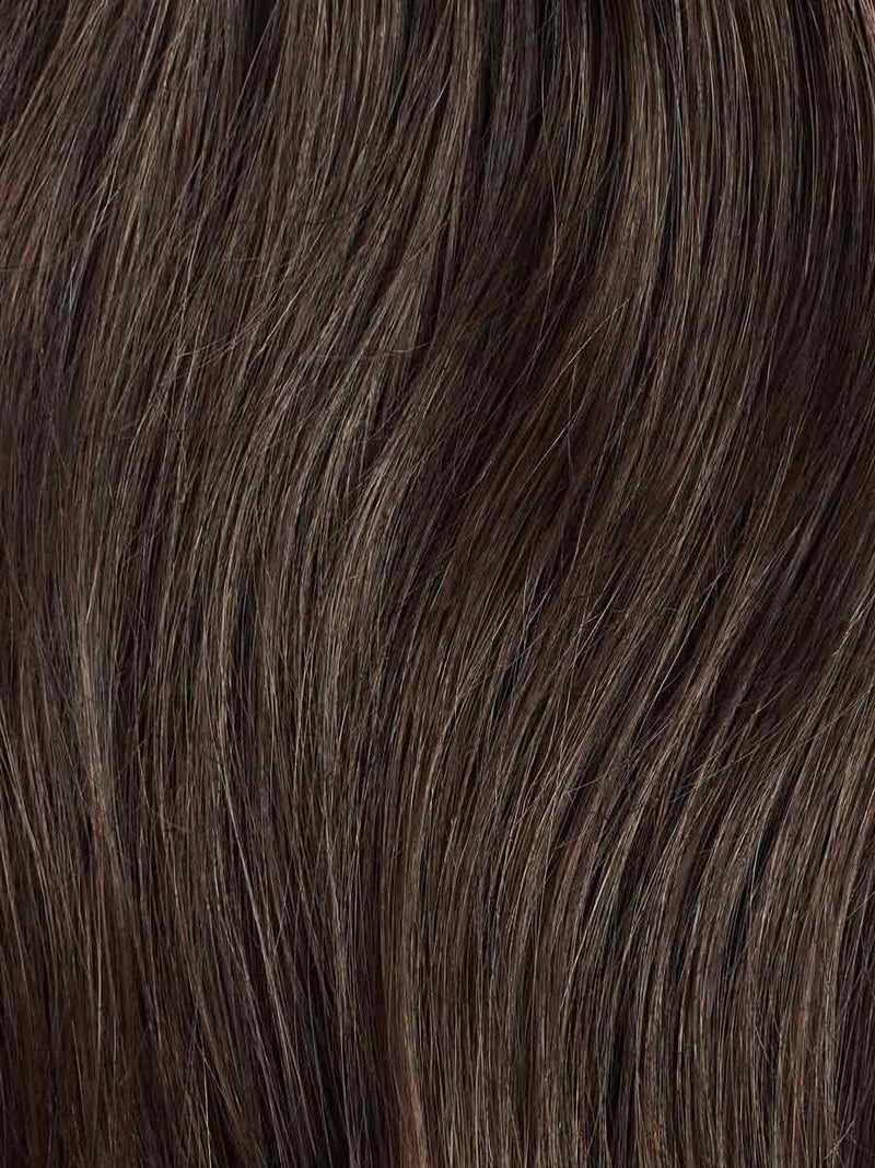 Cool Dark Brown Clip-In Bun