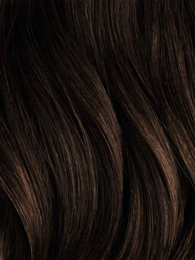 20" Mocha Brown Balayage Halo® Hair Extensions (180g)