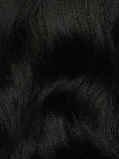 20" Seamless Off Black Clip-Ins (180g)