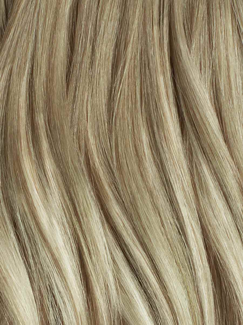 Sandy Blonde Balayage Clip-In Bun