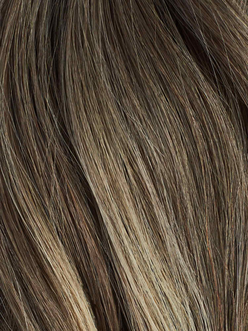 Sandy Brown Balayage Clip-In Bun