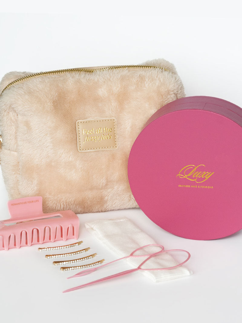 Luxy Hair x Aurora Lovestrand Chestnut Brown Highlights Romance Ready Kit - 20
