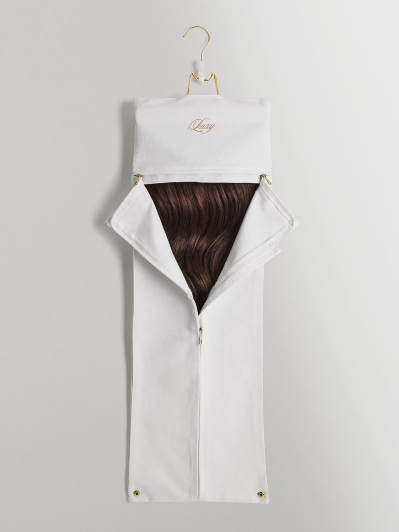 Luxy Hair Extensions Carrier in Wedding White
