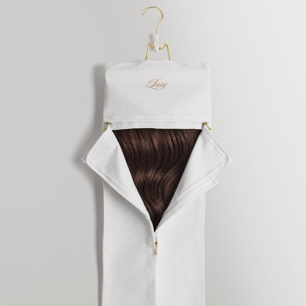 Luxy Hair Extensions Carrier in Wedding White