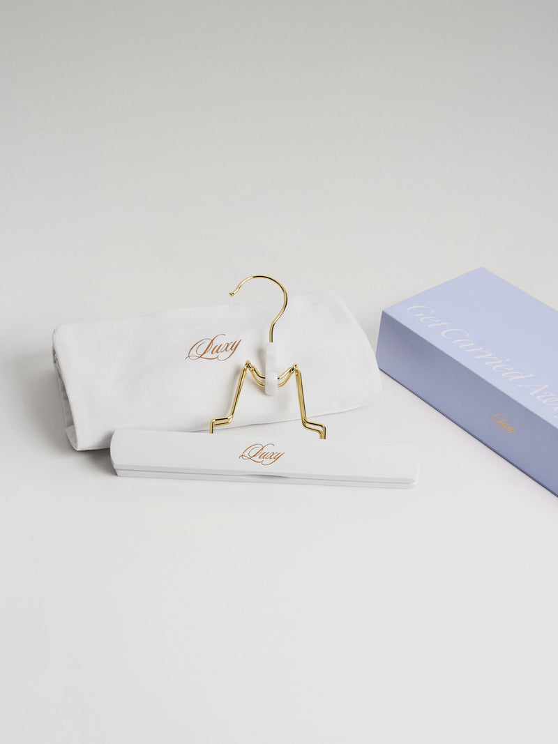 Luxy Hair Extensions Carrier in Wedding White