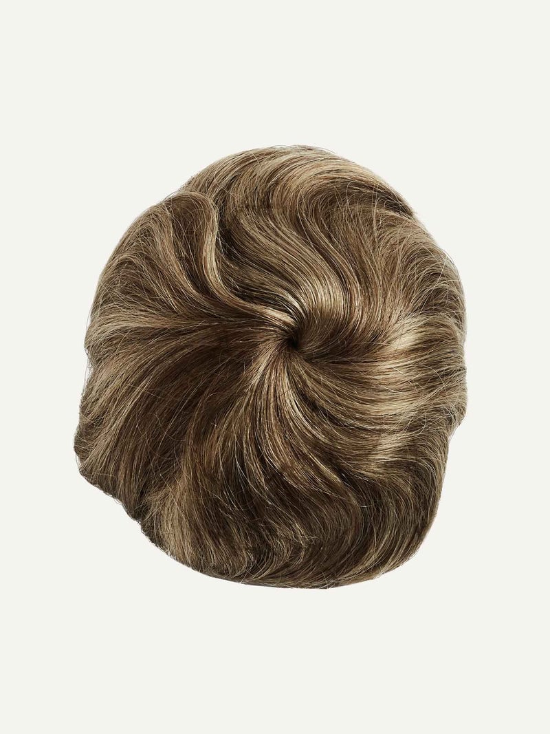 Ash Brown Highlights Clip-In Bun