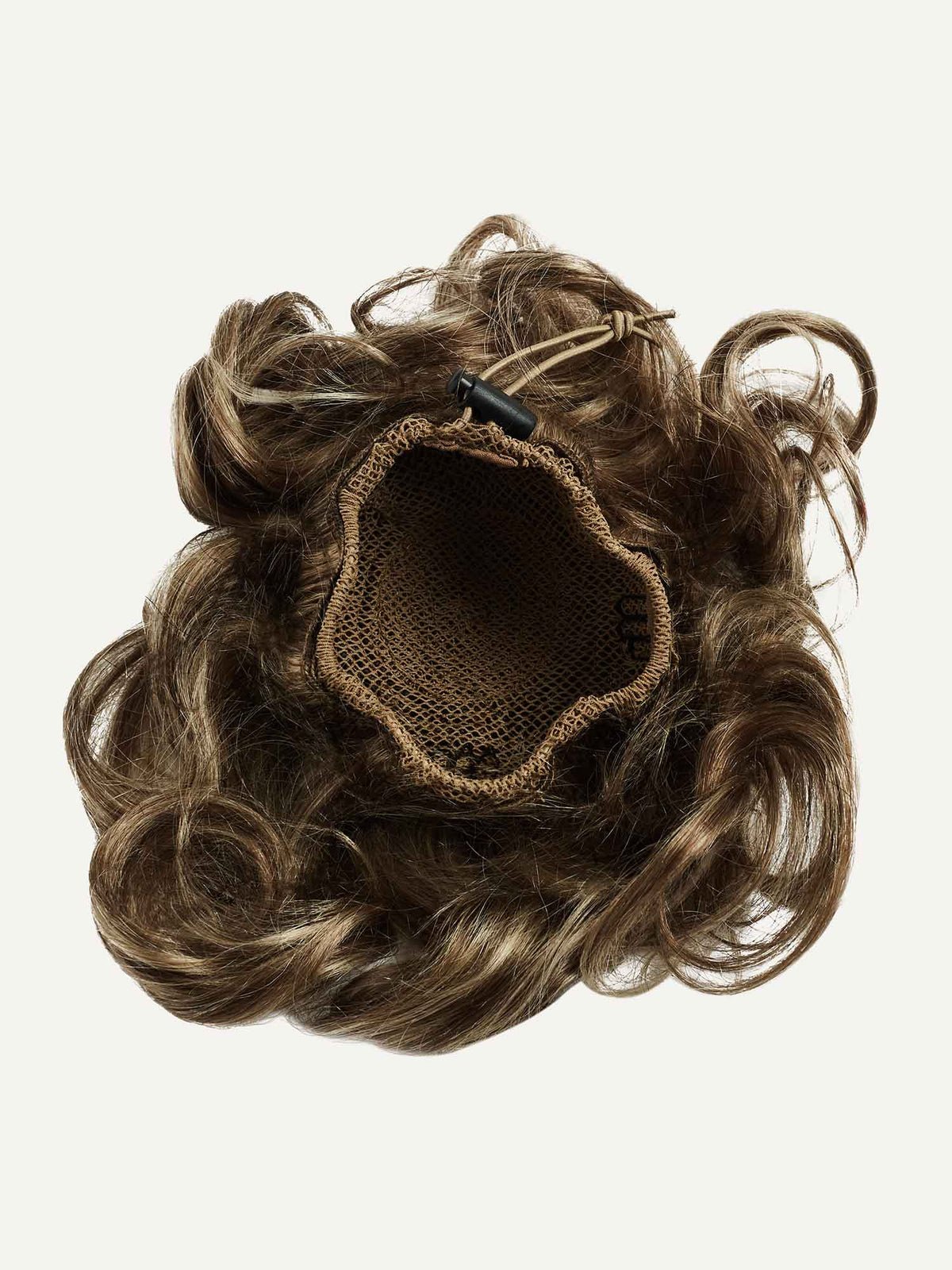Ash Brown Highlights Clip-In Bun