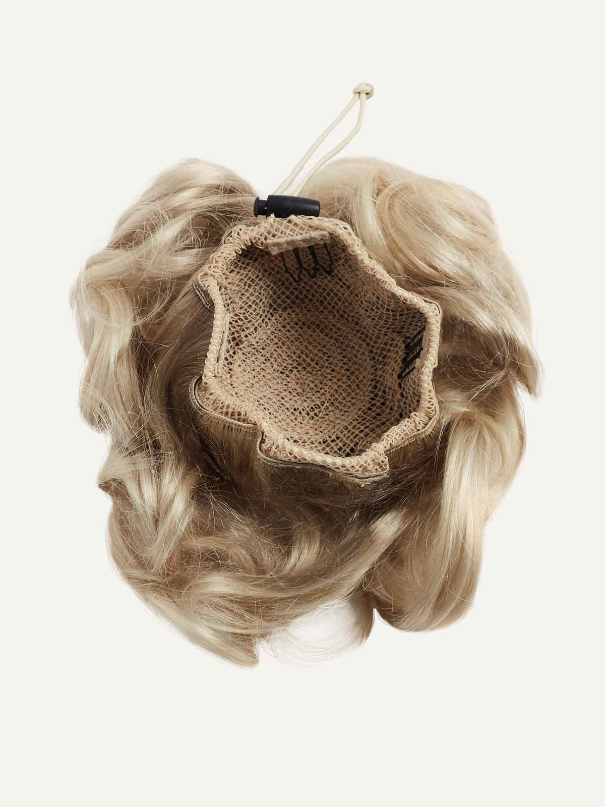 Beige Blonde Balayage Clip-In Bun