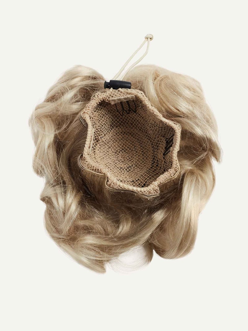 Beige Blonde Balayage Clip-In Bun