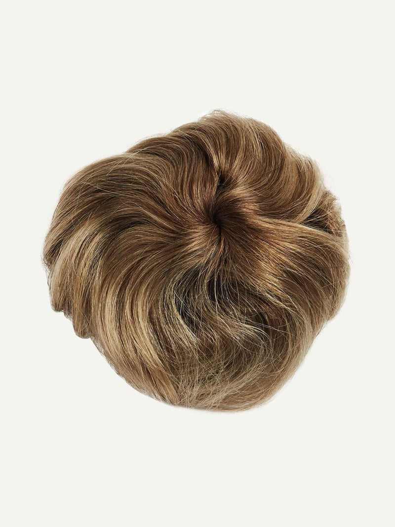 Chestnut Brown Balayage Clip-In Bun