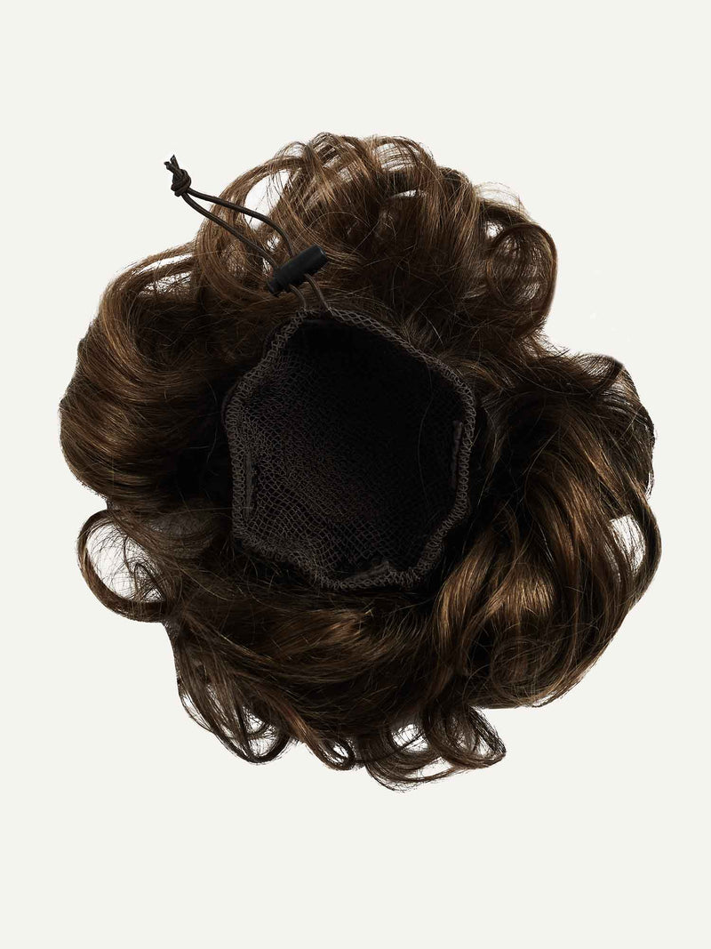 Mocha Brown Balayage Clip-In Bun