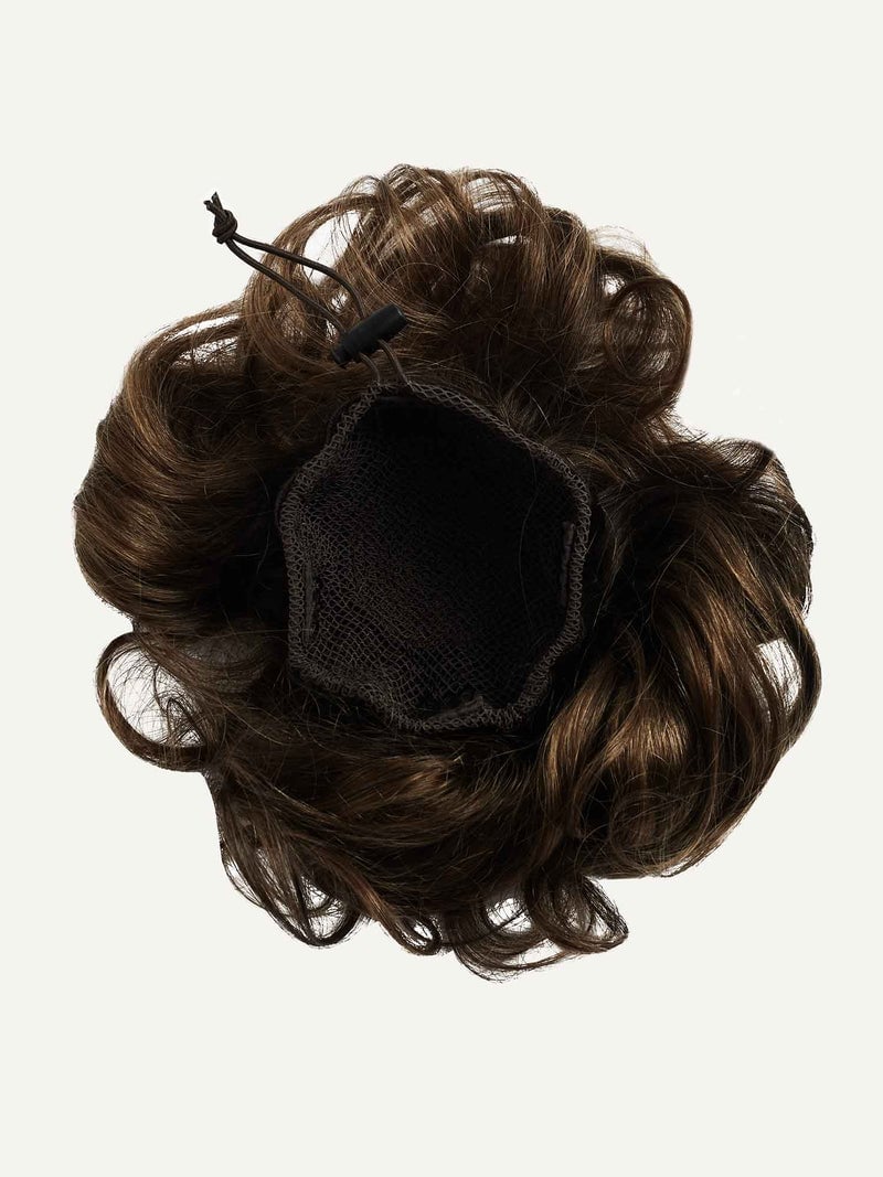 Mocha Brown Balayage Clip-In Bun