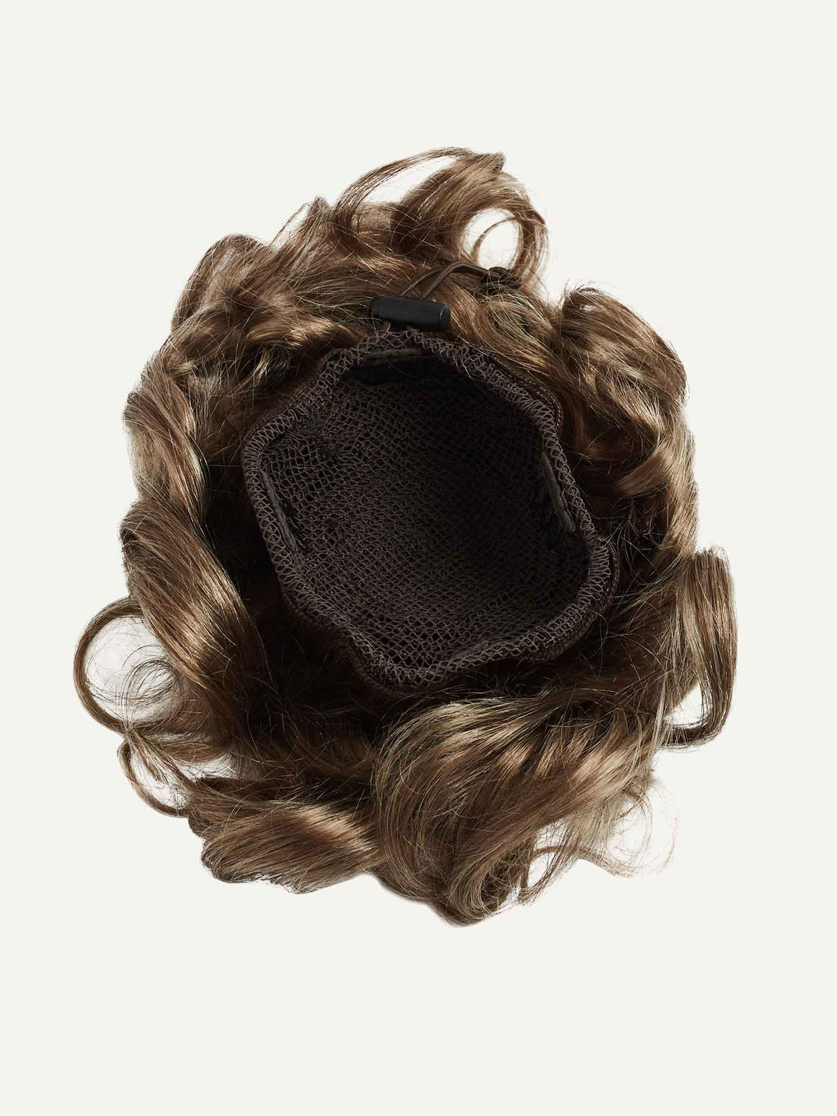 Neutral Brown Balayage Clip-In Bun