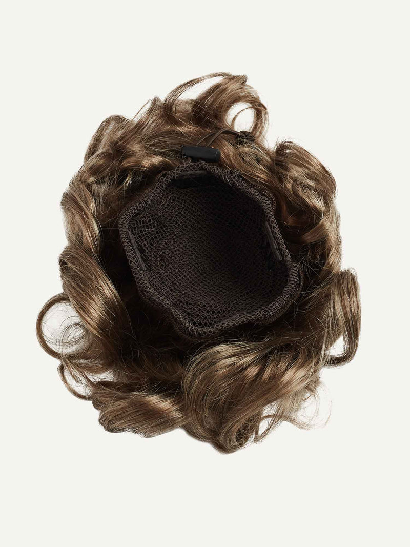 Neutral Brown Balayage Clip-In Bun