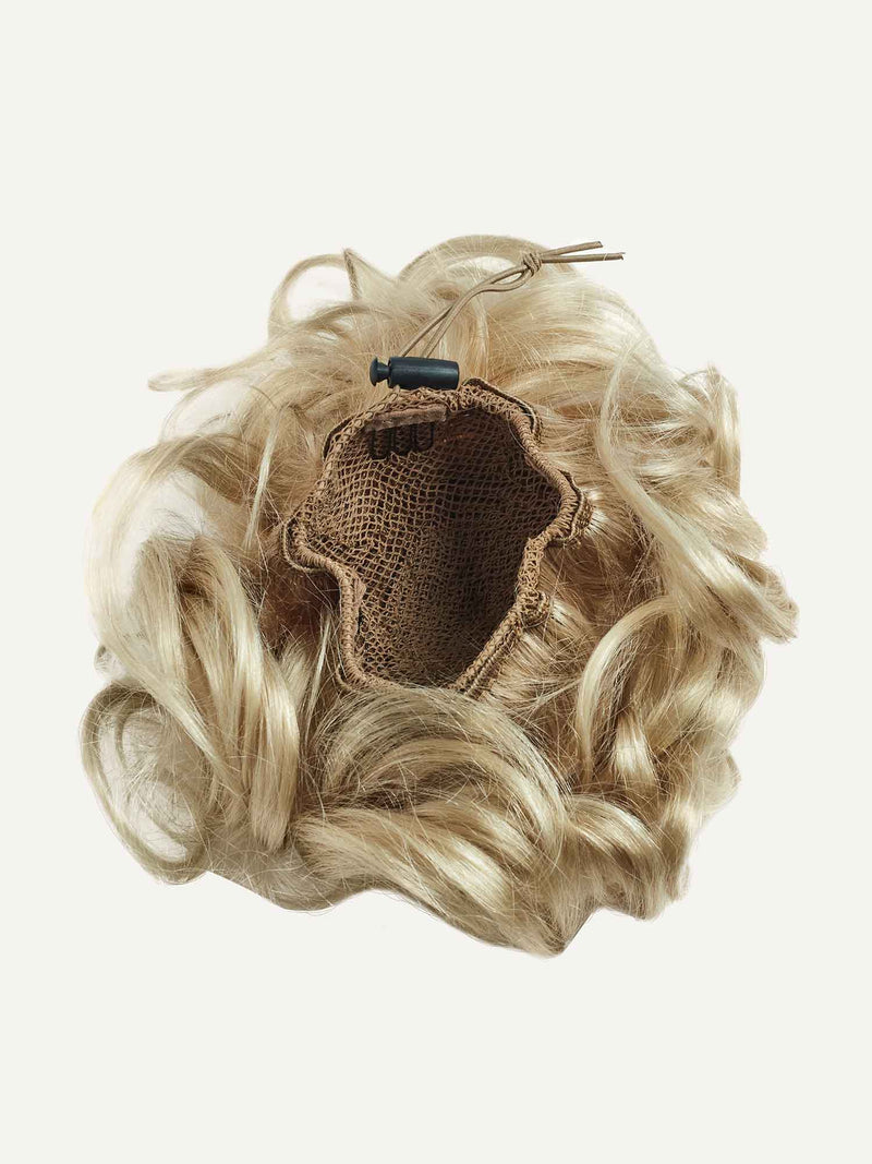Sandy Blonde Balayage Clip-In Bun