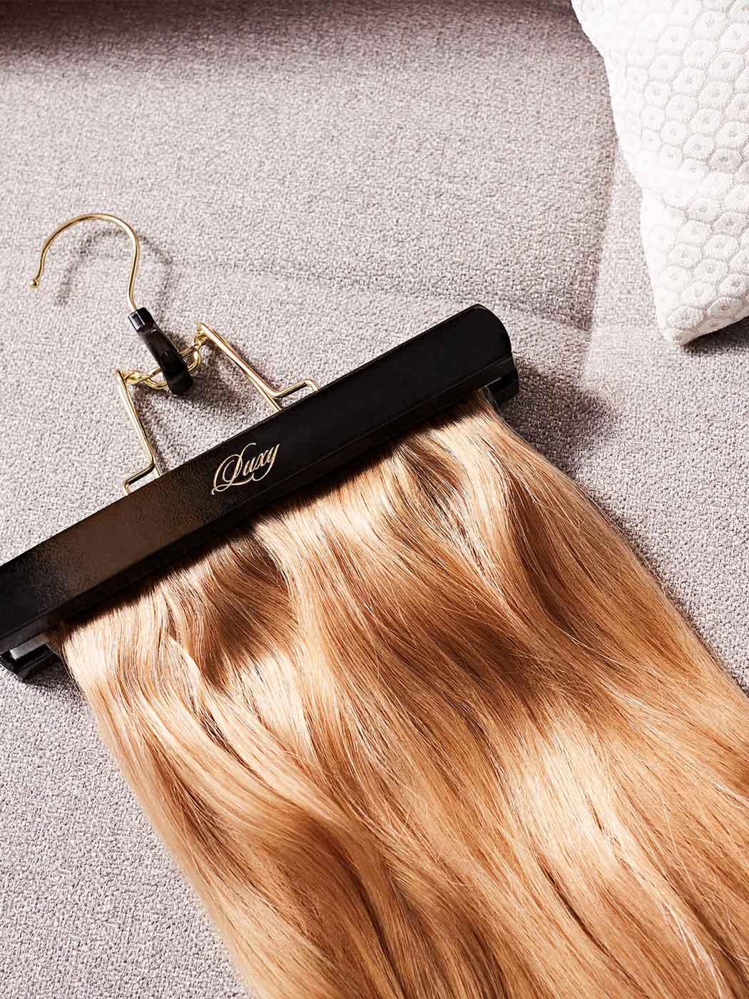 Volumizer Weft Clipin Hair Extensions (Jet Black) Luxy Hair Luxy
