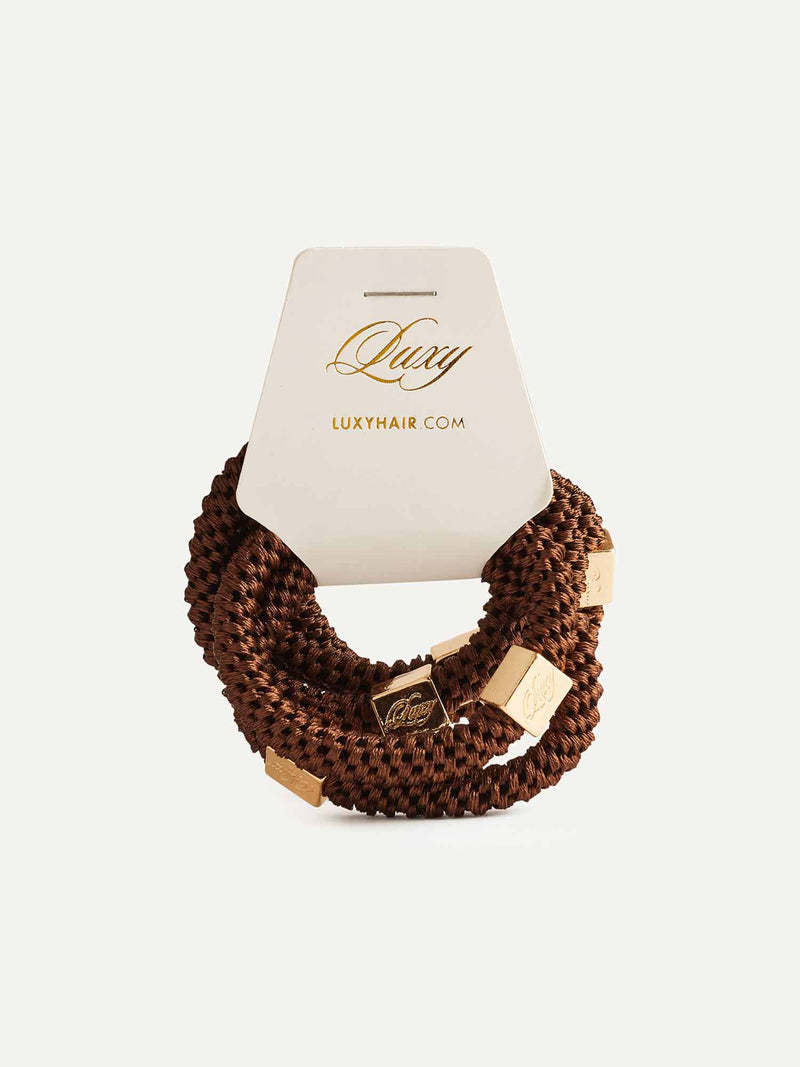 Gravity Defying Hair Ties - Brown