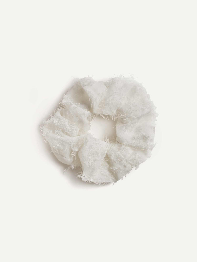 Textured Scrunchie Set | Dusk To Dawn Scrunchie Set (Black & White)
