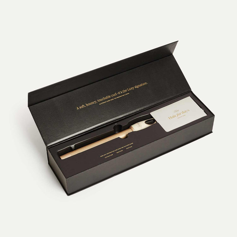 Luxy® Hair - Signature Hair Curler (Extended Barrel 1 inch Curling Wand)