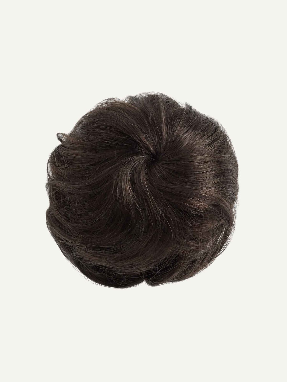 Cool Dark Brown Clip-In Bun